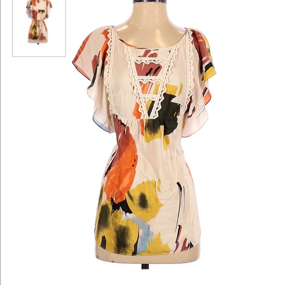 EDME & ESYLLTE | multi color silk shirt